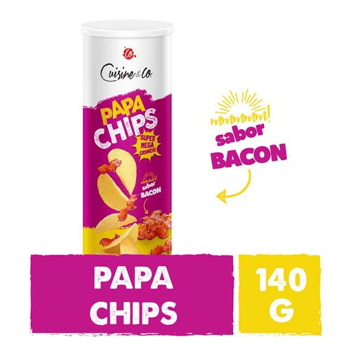 Papas Fritas Bacon Tubo Cuisine & Co 140gr