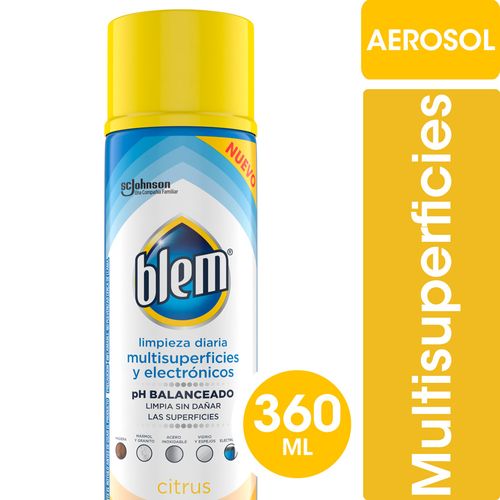 Limpiador Multisuperficies Blem Citrus Aerosol 360ml