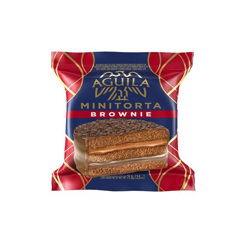 Alfajor Minitorta Brownie Aguila 69 Gr