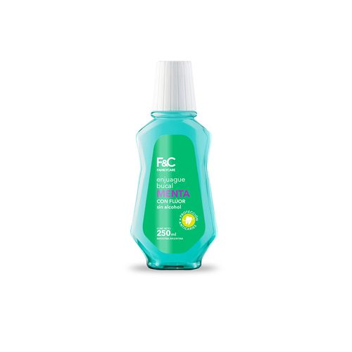 Enjuague Bucal Sin Alcohol Menta 250 Ml Family Care Mp
