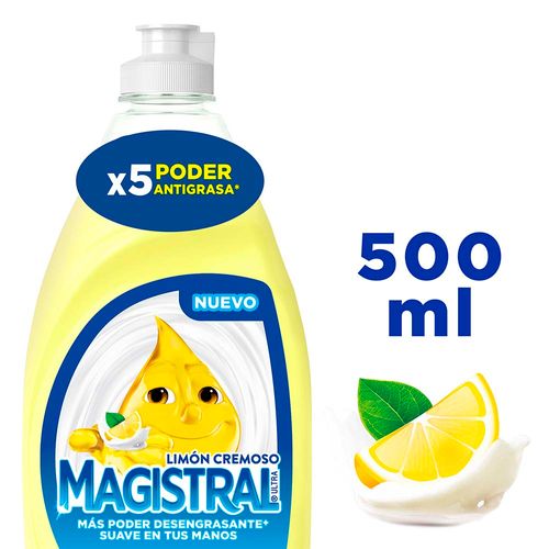 Detergente Magistral Limón Cremoso 500 Ml