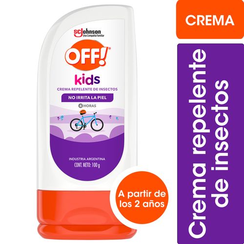 Repelente Para Mosquitos Off! Kids Crema 100g