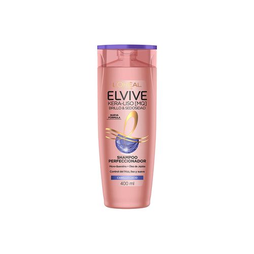 Shampoo Elvive Kera Liso Brillo Y Sedosidad 400 Ml