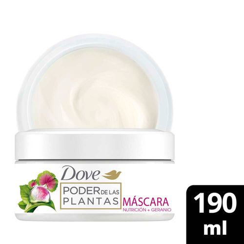 Máscara De Tratamiento Dove Nutrición  Geranio 190 Ml