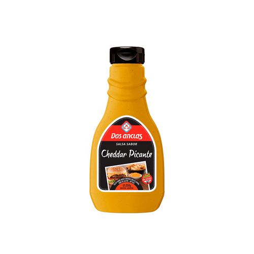 Salsa Cheddar Picante Dos Anclas 350 Gr