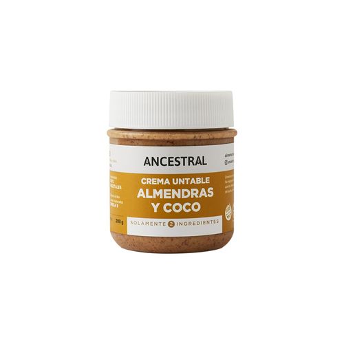 Crema Almendras Y Coco 240 Gr Ancestral