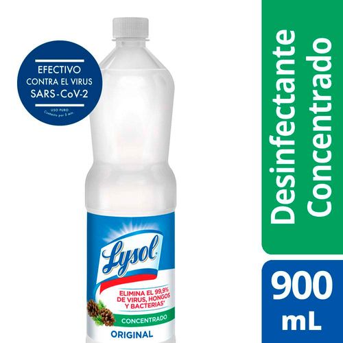 Lysol Desinfectante Concentrado Multi-superficies Original 900ml