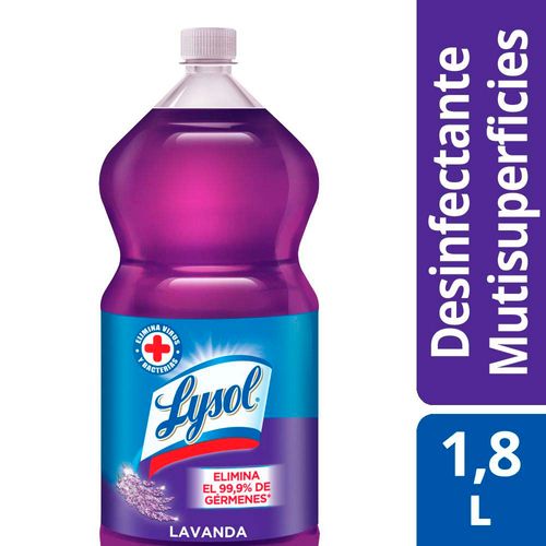 Desinfectante Lysol Multi-superficies Lavanda 1.8l