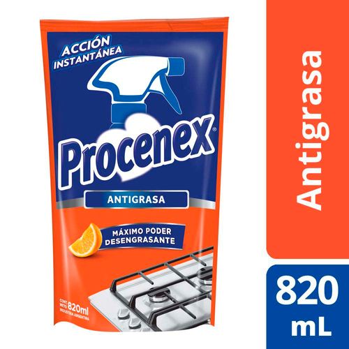 Limpiador Antigrasa Cocina Procenex Doypack 820 Ml