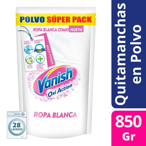 Quitamanchas Vanish Polvo Blanco Repuesto 850g