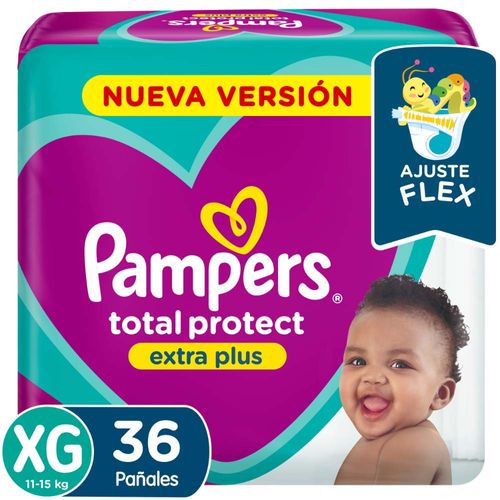 Pañales Pampers Total Protect Xg X36