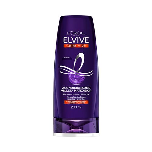 Acondicionador Elvive Colorvive Violeta Matizador 200 Ml