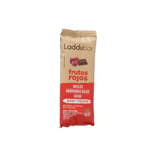 Barra Vegan Frutos Rojos Laddu Bar 30 Gr