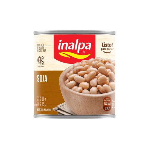 Soja Secas Inalpa Remojadas 300g