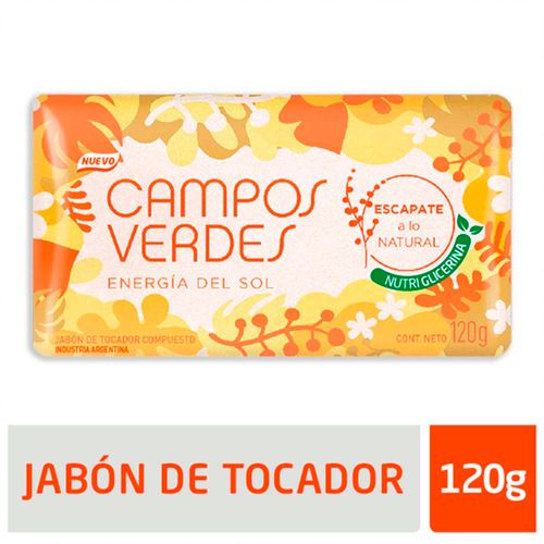 Jabon Campos Verdes Energia Sol 120g