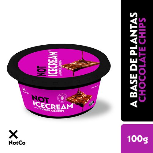 Helado Not Icecream Chocolate Chips 100 Gr.