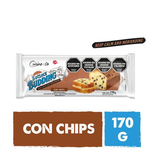 Budin Sabor Vainilla Con Chips Cuisine And Co 170 Gr