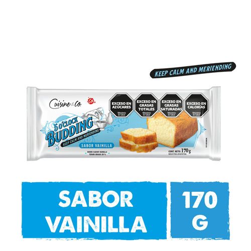 Budin Sabor Vainilla Cuisine And Co 170 Gr