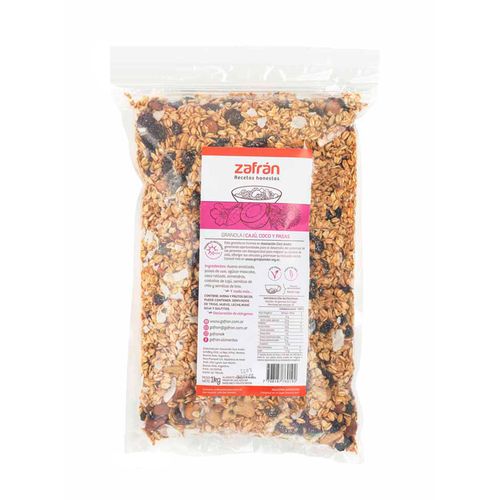 Granola Cajú, Coco Y Pasas X 1kg