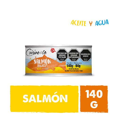 Salmon En Aceite Y Agua Cusine-co 140 Gr