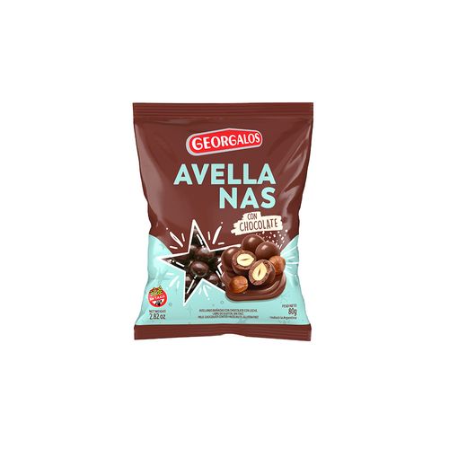 Avellanas Con Chocolate Georgalos X80g