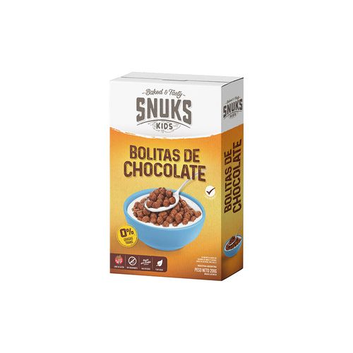 Bolitas De Chocolate Sin Tacc Snuks 200 Gr