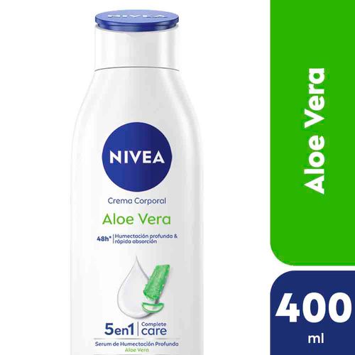 Crema Corporal Aloe Vera 5 En 1 Nivea Para Piel Normal A Seca 400 Ml