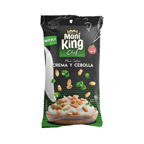 Mani Chef Crema Y Cebolla Mani King 80 Gr