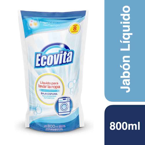 Detergente Liquido Baja Espuma Ecovita Ev. Dp