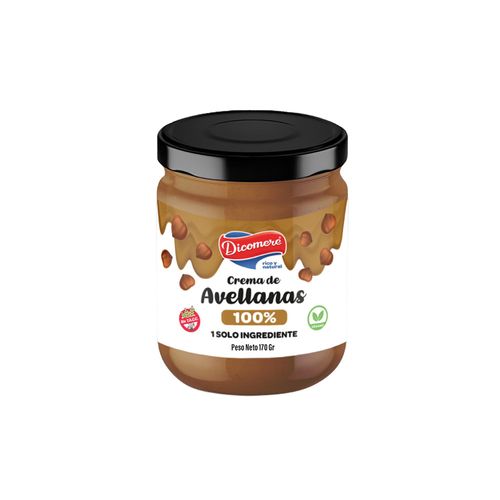 Crema De Avellanas Sin Tacc 170 Gr Dicomere