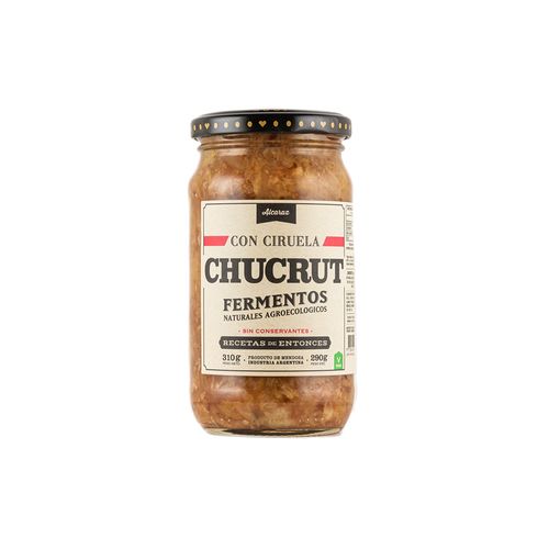 Chucrut Con Ciruela Fermentos Agroecológicos 310 Gr