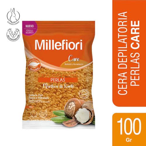 Cera Depilatoria Millefiori Perlas Care 100g