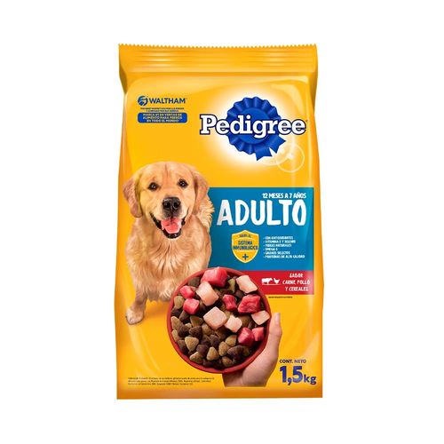 Alimento Para Perros Pedigree Adulto Carne Pollo Y Cereales 1,5 Kg