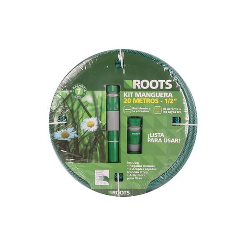 Manguera 1/2x20m Set Riego Roots