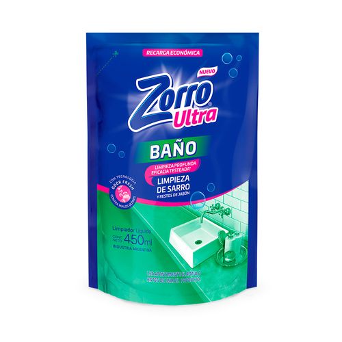 Limpiador Antisarro Zorro Baño Doy Pack 450ml