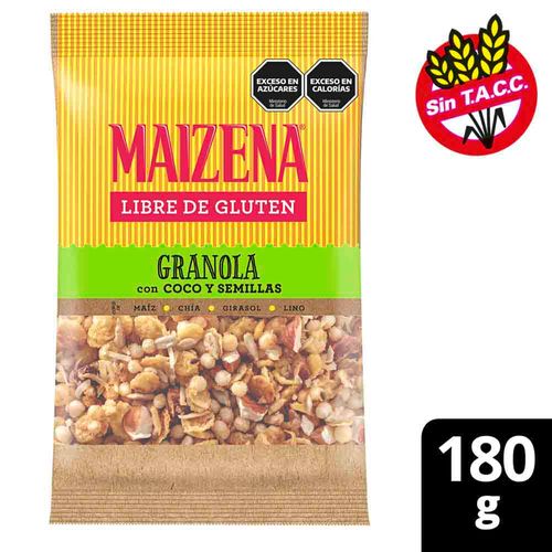 Granola Maizena Con Coco Y Semillas X180gr