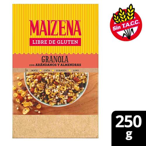 Granola Maizena Con Arándanos Y Almendras X250