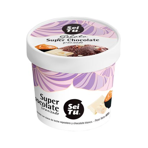 Helado Pote Premium Sei Tu Super Chocolate 400 Gr