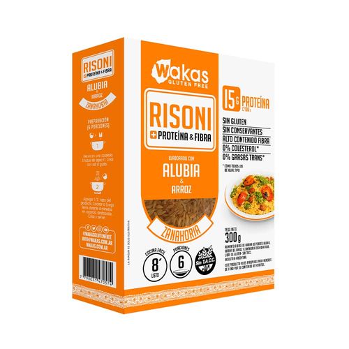 Risoni Alubia Y Arroz Zanahoria 300 Gr Wakas