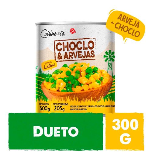 Dueto Arveja Y Choclo Cuisine & Co 300gr