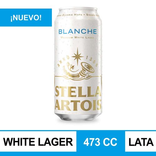 Cerveza Stella Artois Blanche 473 Ml