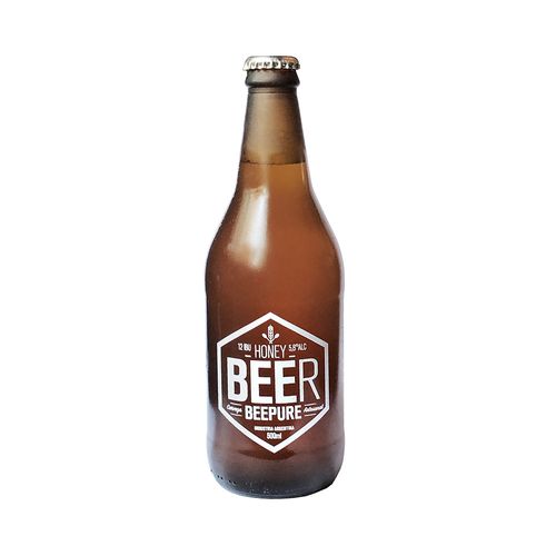 Cerveza Beepure Honey 500cc