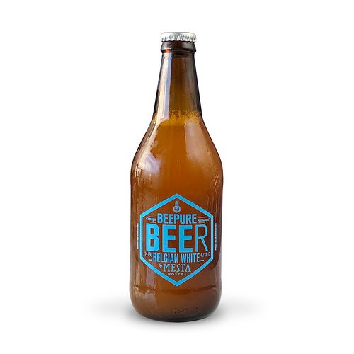 Cerveza Beepure Belgian White 500cc