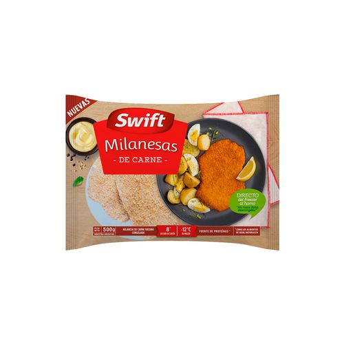 Milánesas Swift De Carne X500g