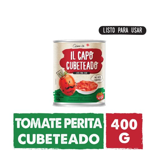 Tomate Perita Cubeteado Con Jugo Cuisine&co 400