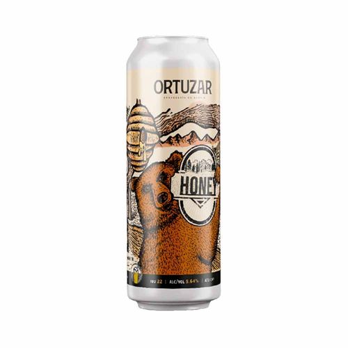 Cerveza Ortuzar Honey 473 Ml