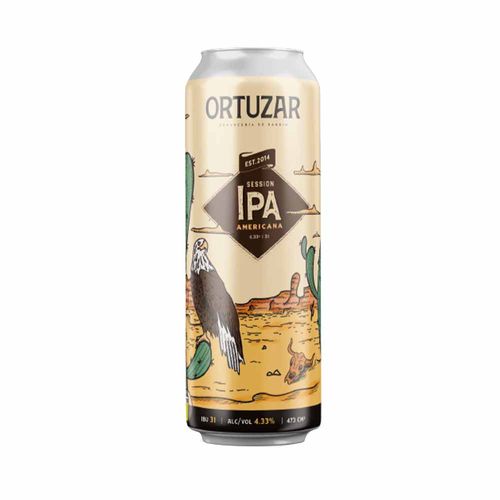 Cerveza Ortuzar Ipa 473 Ml