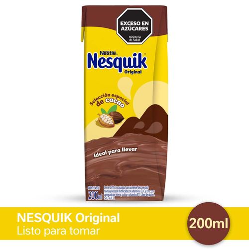 Nesquik® Original Chocolatada Listo Para Tomar X 200ml