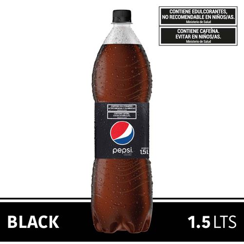 Gaseosa Pepsi Black Botella 1,5ltx1