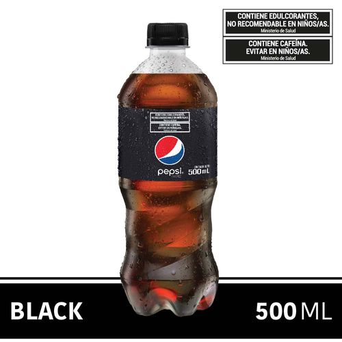 Gaseosa Pepsi Black Botella 500 Ml